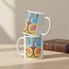 Life Over Death 11oz white personalised mug featuring the tree of life and the tree of the knowledge of good and evil – AllThingsGoode