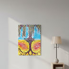 Life Over Death 12x16 personalised poster featuring the tree of life and the tree of the knowledge of good and evil – AllThingsGoode