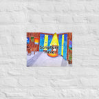 God's Plan 12x16 personalise poster featuring a room with Jesus and me sitting and painting together – AllThingsGoode