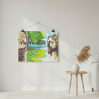 Poster with text "I am The Lord, who heals you." -Exodus 15:26. With a Jesus drawing.