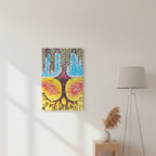 Life Over Death 24x36 personalised poster featuring the tree of life and the tree of the knowledge of good and evil – AllThingsGoode