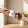 Child of God 11oz white personalised mug featuring a girl with rainbow coloured hair with encouraging and uplifting words surrounding her – AllThingsGoode